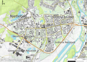 Opentopomap Halle Neustadt